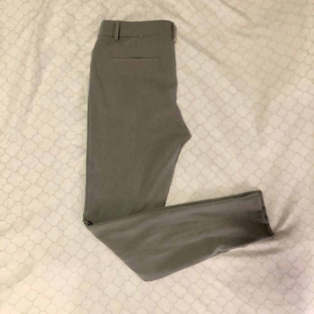 Express Grey Skinny Dress Pants